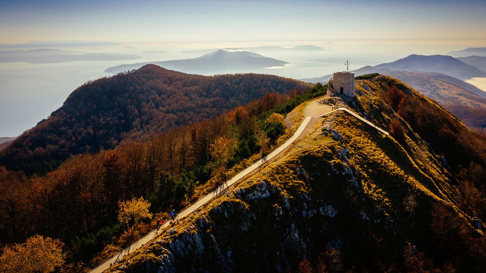 Mountain scenery in Učka Nature Park